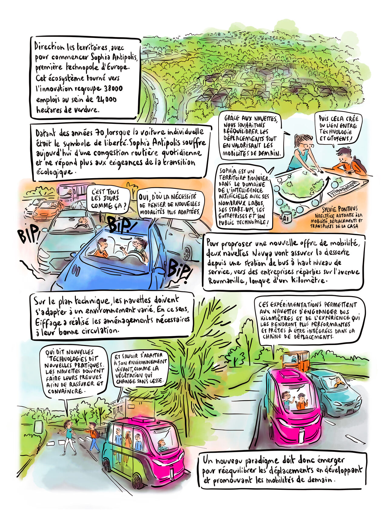Planche #3 de la BD du projet ENA